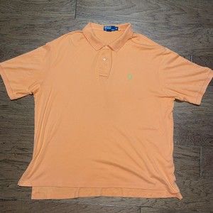 Polo Ralph Lauren Men's Adult Size 2XB Polo Big Classic Orange